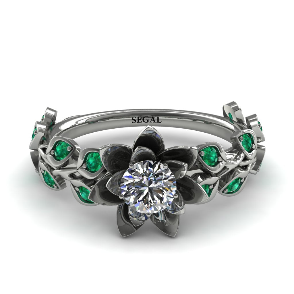 Lotus Flower And Leaves - Anna no. 6